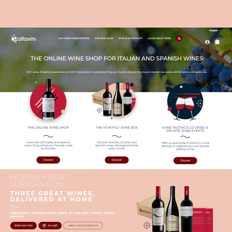 wine e-commerce marketing agency